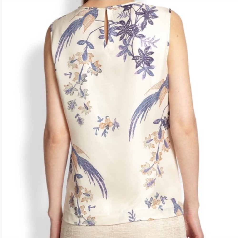 Tory Burch Kiki silk and cotton shell NWT